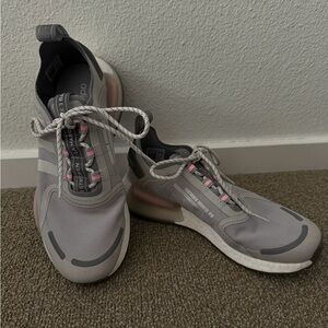 adidas Women's Gray and Pink Sneakers